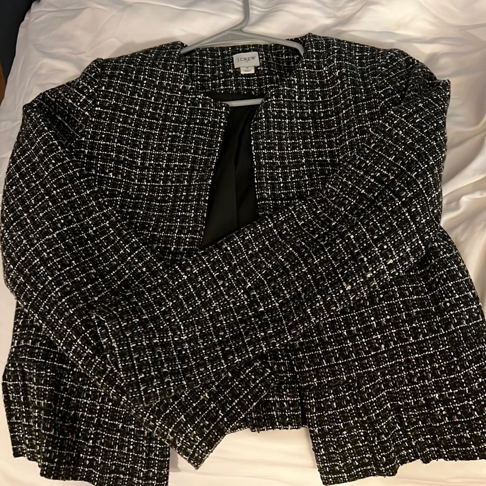 Jcrew peplum blazer